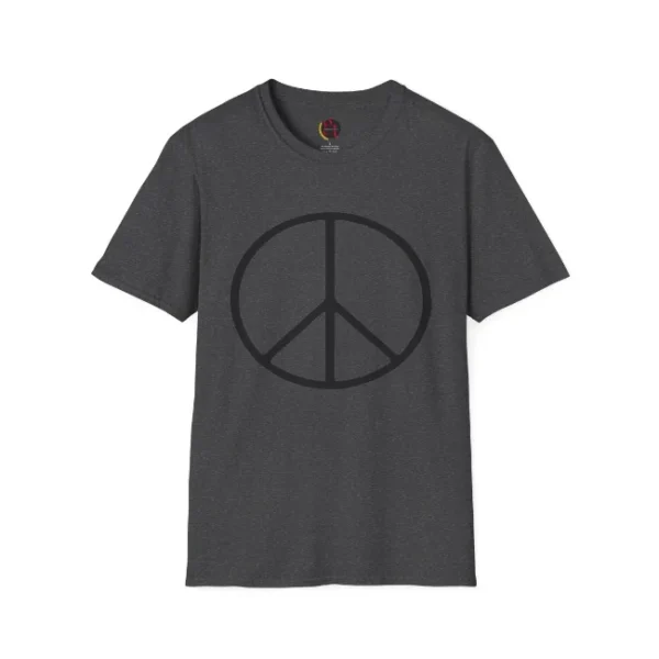 Everett Lang Wolf Pack Peace Sign Printed T Shirt