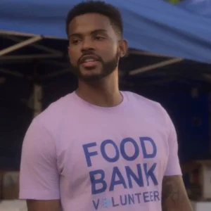 Aaron Jackson Grown-ish Food Bank Volunteer T-Shirt