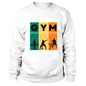 Vintage Gym 3 Men Graphics in Multiple Colors Sweatshirt