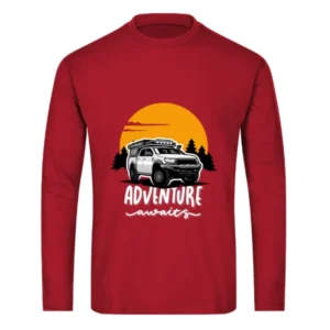 Vintage Style Adventure Awaits With Double Cabin Truck Long Sleeves Shirt